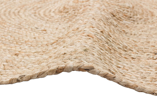 Handmade Jute Rug – Beige Modern Natural Fiber Mat with Soft Texture