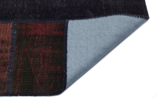 Iskece 33224 Multy Patchwork Wool Handmade Area Rug 5'3" x 7'7"