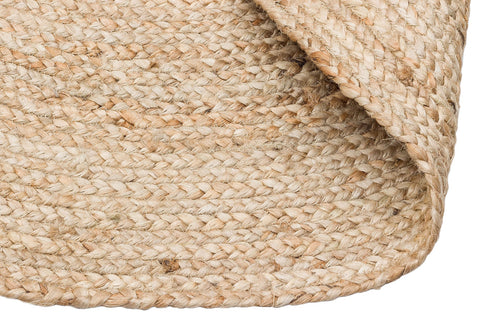 Handmade Jute Rug – Beige Modern Natural Fiber Mat with Soft Texture