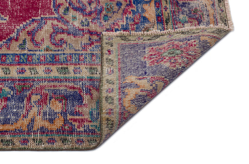 Atina Red Vintage Wool Handmade Area Rug 6'3" x 8'11"