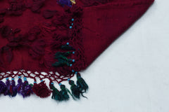 Girit Multy Floral Wool Handmade Area Rug 3'5" x 15'1"