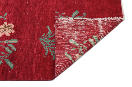 Kavala Red Classic Wool Handmade Area Rug 3'3" x 6'2"