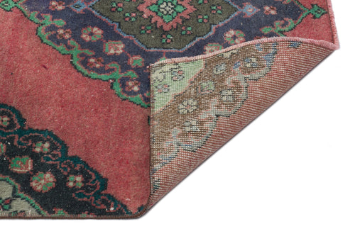 Kavala Red Classic Wool Handmade Area Rug 3'4" x 9'3"