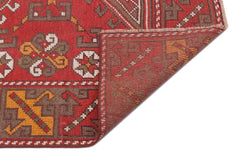 Kavala Red Classic Wool Handmade Area Rug 4'1" x 5'6"