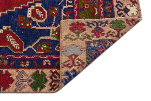 Kavala Red Classic Wool Handmade Area Rug 3'10" x 7'10"