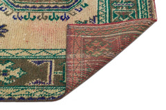 Kavala Red Classic Wool Handmade Area Rug 4'6" x 10'11"