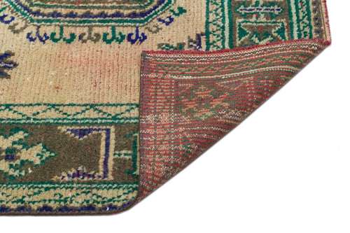 Kavala Red Classic Wool Handmade Area Rug 4'6" x 10'11"