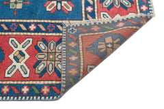 Kavala Red Classic Wool Handmade Area Rug 5'11" x 8'1"