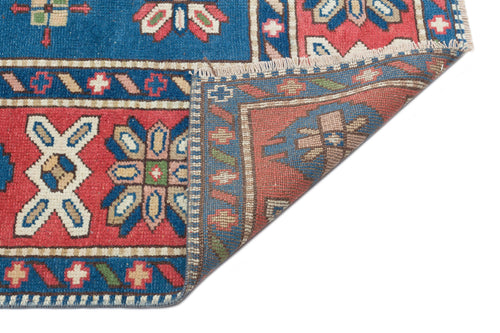 Kavala Red Classic Wool Handmade Area Rug 5'11" x 8'1"