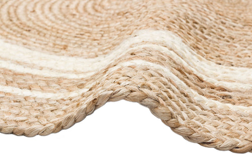 Pettenbach Beige Modern Handmade Jute Rug