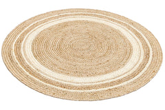 Pettenbach Beige Modern Handmade Jute Rug