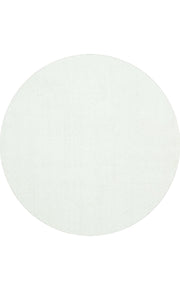 Bad Sankt Leonhard White Modern Round Shaggy Rug