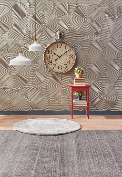 Handmade Viscose Rug – Modern Grey Area Rug | Soft Texture, Easy Clean Carpet