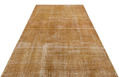 Atina Brown Vintage Wool Handmade Area Rug 5'9" x 9'6"
