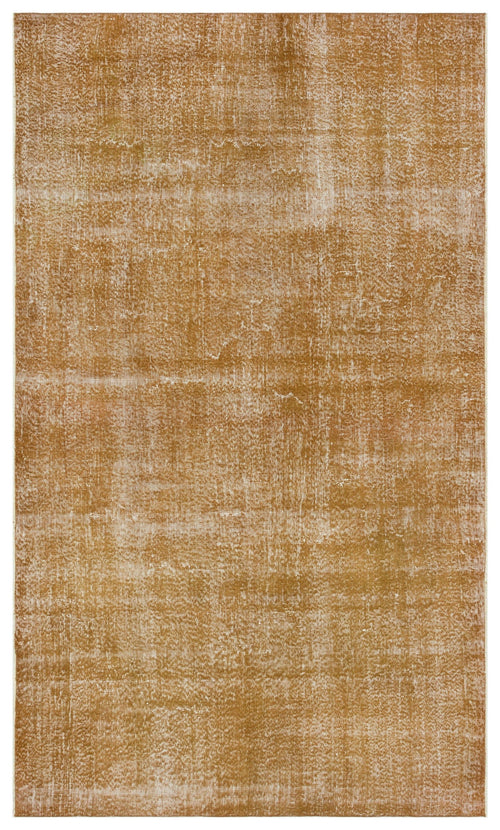 Atina Brown Vintage Wool Handmade Area Rug 5'9" x 9'6"