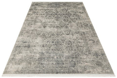Vintage Area Rug – Grey Machine Made Rug | Soft Touch Carpet, Easy Clean