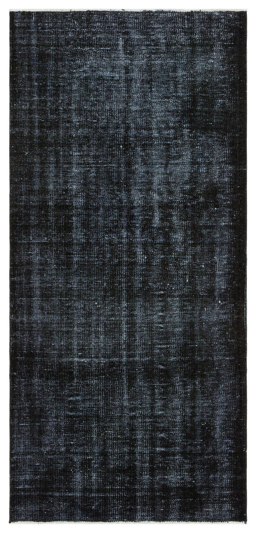 Atina Black Vintage Wool Handmade Area Rug 3'3" x 6'7"