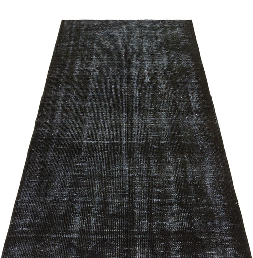 Atina Black Vintage Wool Handmade Area Rug 3'3" x 6'7"