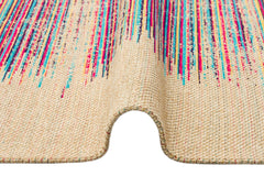 Feldkirchen bei Graz Beige Striped Cotton Kilim