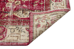 Atina Red Classic Wool Handmade Area Rug 6'4" x 9'1"