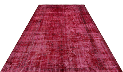 Atina Red Vintage Wool Handmade Area Rug 6'4" x 10'1"