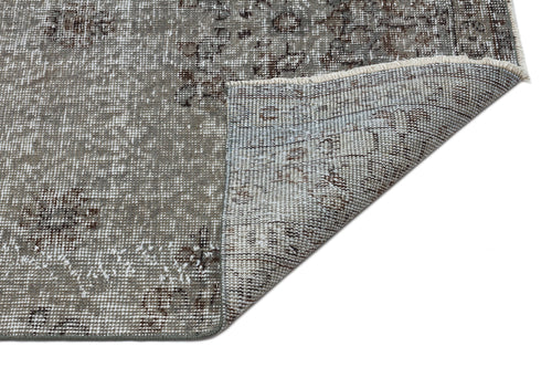 Atina Grey Vintage Wool Handmade Area Rug 3'1" x 11'5"