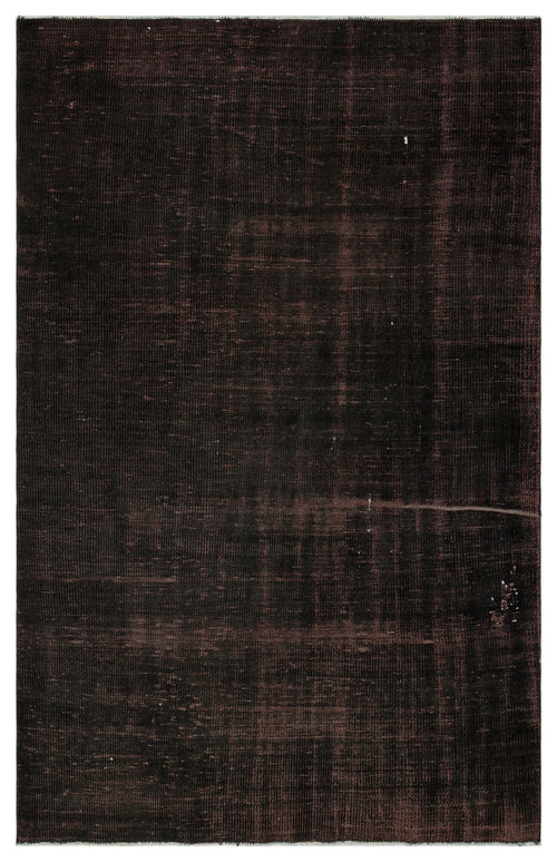 Atina Black Vintage Wool Handmade Area Rug 5'2" x 7'10"