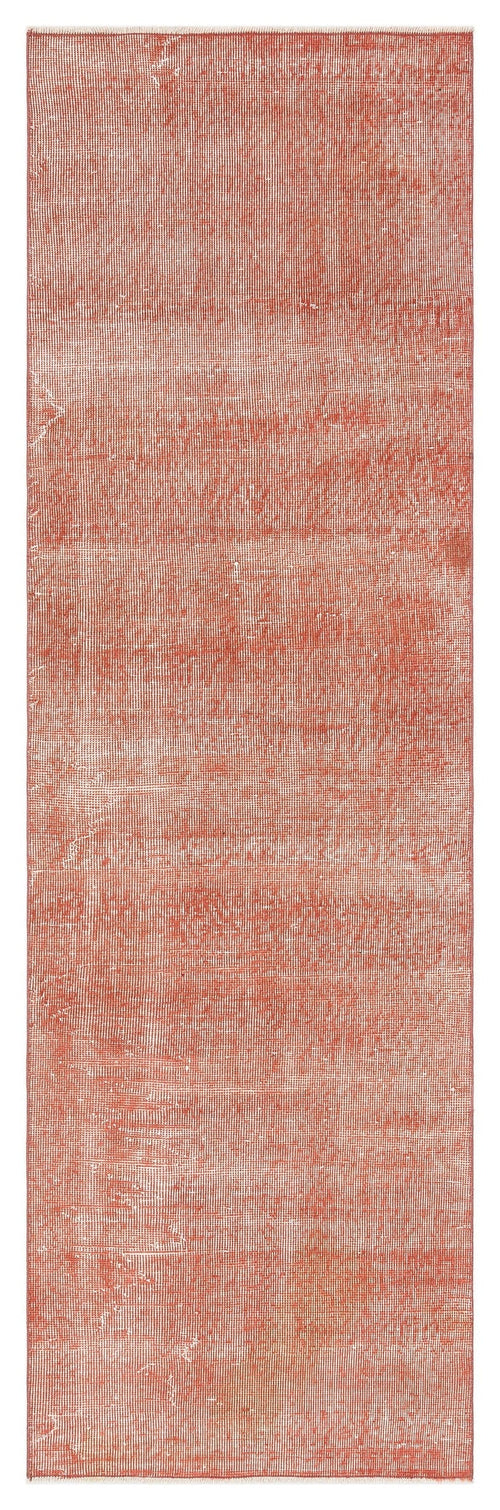 Atina Orange Vintage Wool Handmade Area Rug 2'7" x 8'2"
