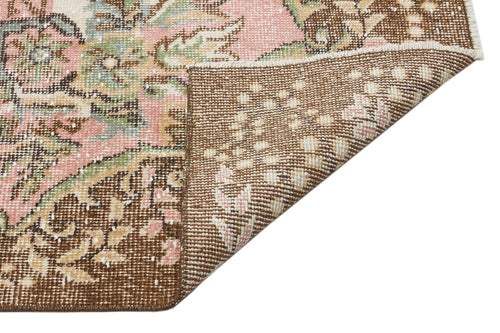 Atina Beige Vintage Wool Handmade Area Rug 6'0" x 10'5"