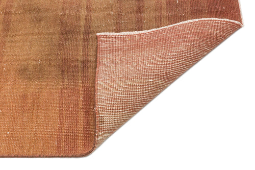 Atina Orange Vintage Wool Handmade Area Rug 4'6" x 6'6"