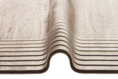 Herzogenburg Beige Classic Cotton Machine Made Area Rug