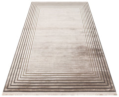 Herzogenburg Beige Classic Cotton Machine Made Area Rug