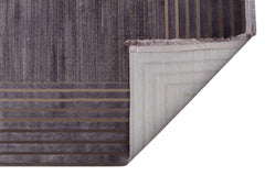 Grey Cotton Area Rug – Machine Made Classic Flatweave Non Slip Carpet