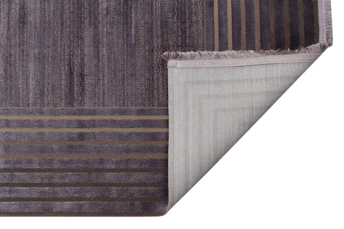 Grey Cotton Area Rug – Machine Made Classic Flatweave Non Slip Carpet