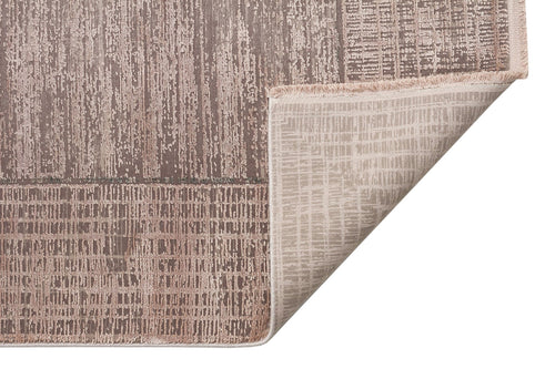 Machine Made Area Rug | Beige Classic Overdyed Textured Flatweave Carpet