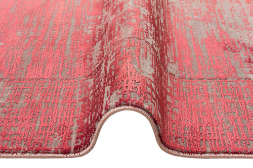 Lienz Burgundy Vintage Machine Made Area Rug