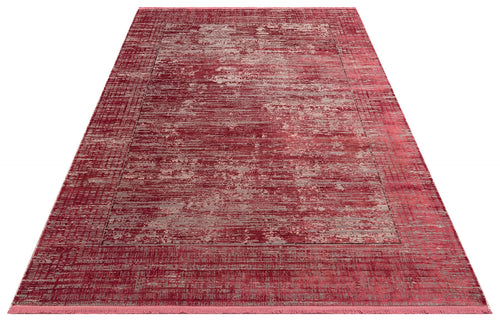 Lienz Burgundy Vintage Machine Made Area Rug