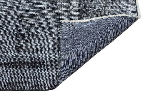 Atina Grey Vintage Wool Handmade Area Rug 4'10" x 8'9"