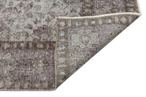 Atina Grey Vintage Wool Handmade Area Rug 5'4" x 9'4"
