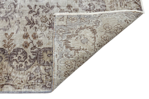 Atina Grey Vintage Wool Handmade Area Rug 5'1" x 8'4"