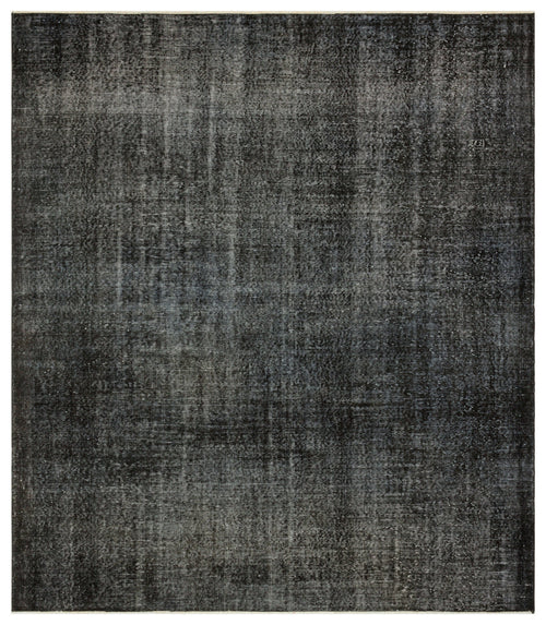 Atina Black Vintage Wool Handmade Area Rug 6'0" x 9'6"