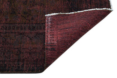 Atina Burgundy Vintage Wool Handmade Area Rug 6'4" x 9'11"