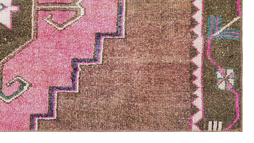 Kavala Brown Classic Wool Handmade Area Rug 2'7" x 4'8"