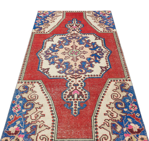 Kavala Red Classic Wool Handmade Area Rug 3'8" x 6'7"