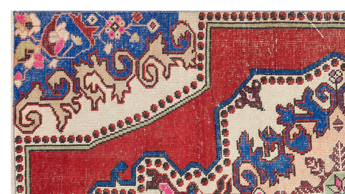 Kavala Red Classic Wool Handmade Area Rug 3'8" x 6'7"