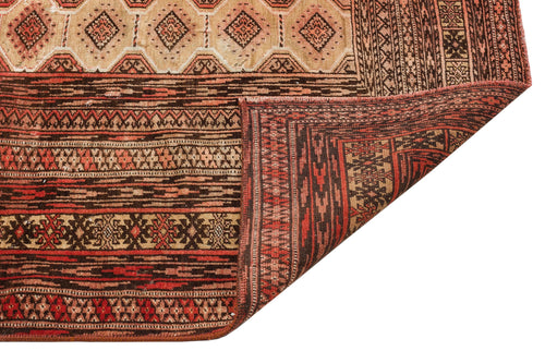 Kavala Red Classic Wool Handmade Area Rug 4'0" x 5'1"