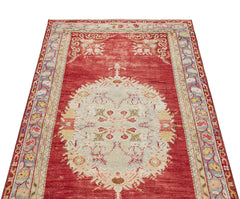 Kavala Red Classic Wool Handmade Area Rug 3'3" x 4'6"