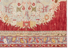 Kavala Red Classic Wool Handmade Area Rug 3'3" x 4'6"