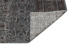 Kavala Grey Classic Wool Handmade Area Rug 2'8" x 6'6"