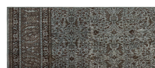 Kavala Grey Classic Wool Handmade Area Rug 2'8" x 6'6"